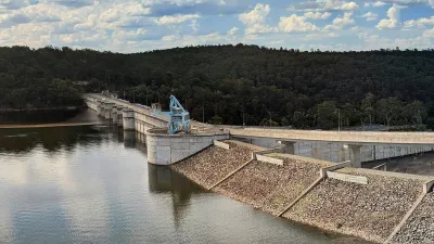 Warragamba Dam wall and Lake Burragorang, the main source of Sydney's drinking water and one of the supplies checked for PFAS in Australian tap water